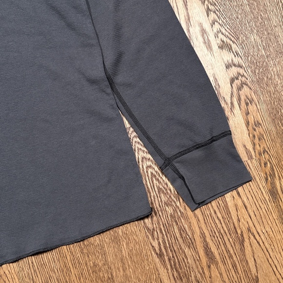 Vintage Y2K American Apparel Dexter Thermal Waffle Knit L/S T Shirt Mens 2XL - Picture 4 of 8